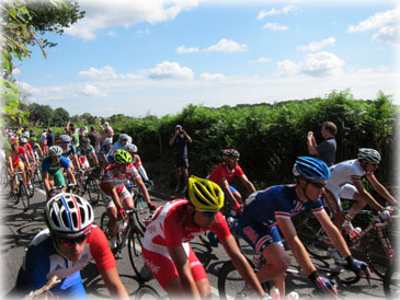 Olympic Road Race 2012 in Pyrford